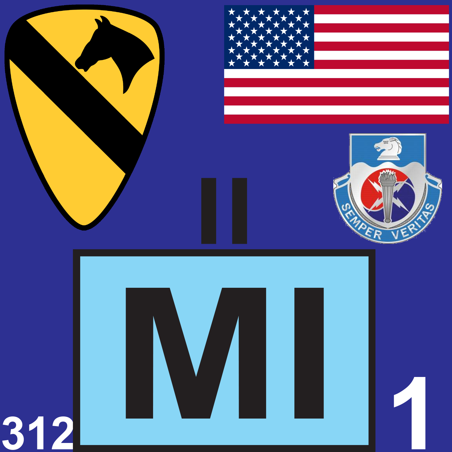 BLU 312 MI BN short v1